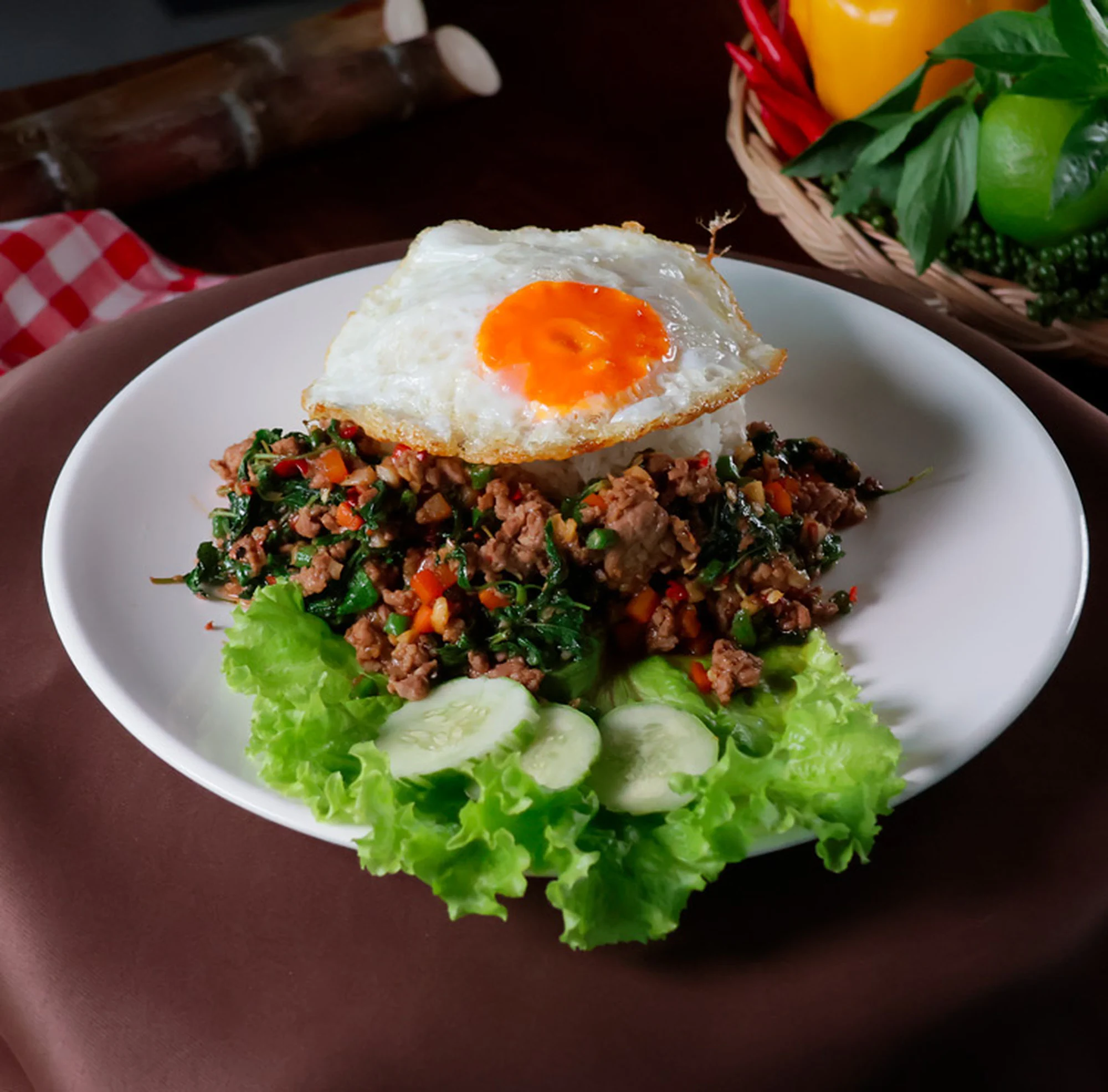 Stir-Fried Beef spicy herbs