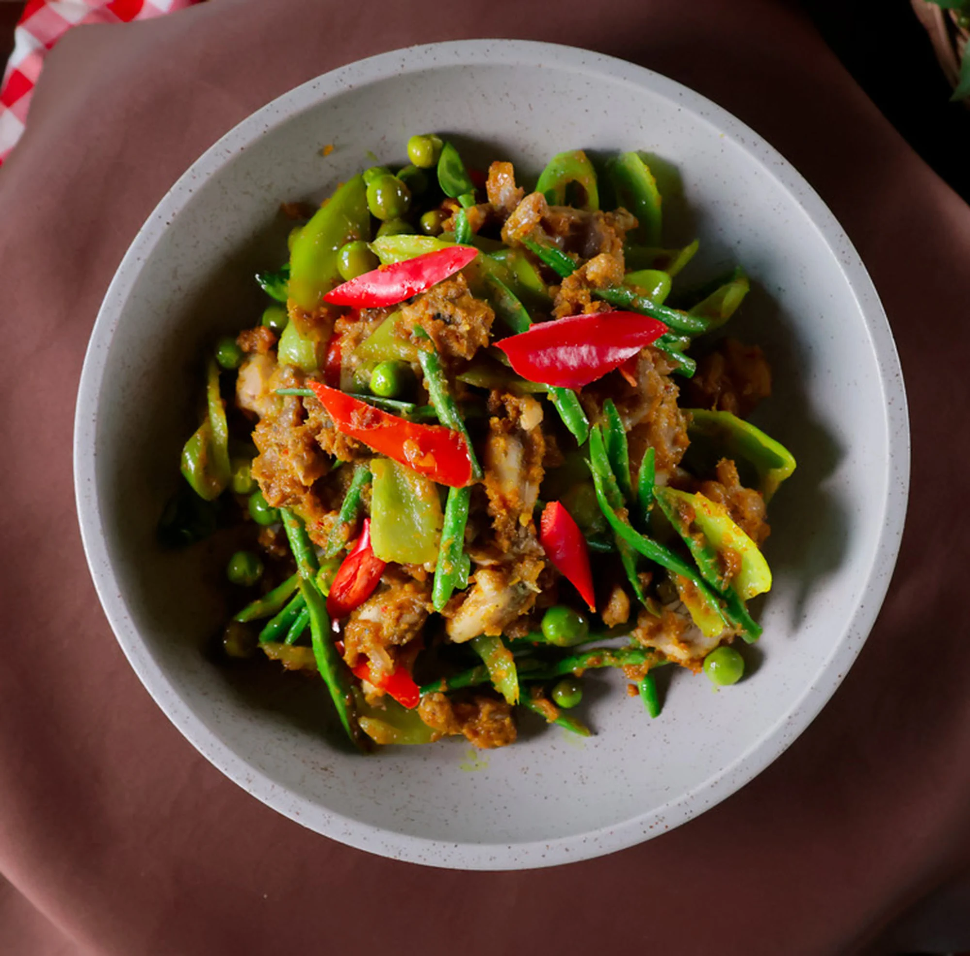 Lemongrass Frog long bean