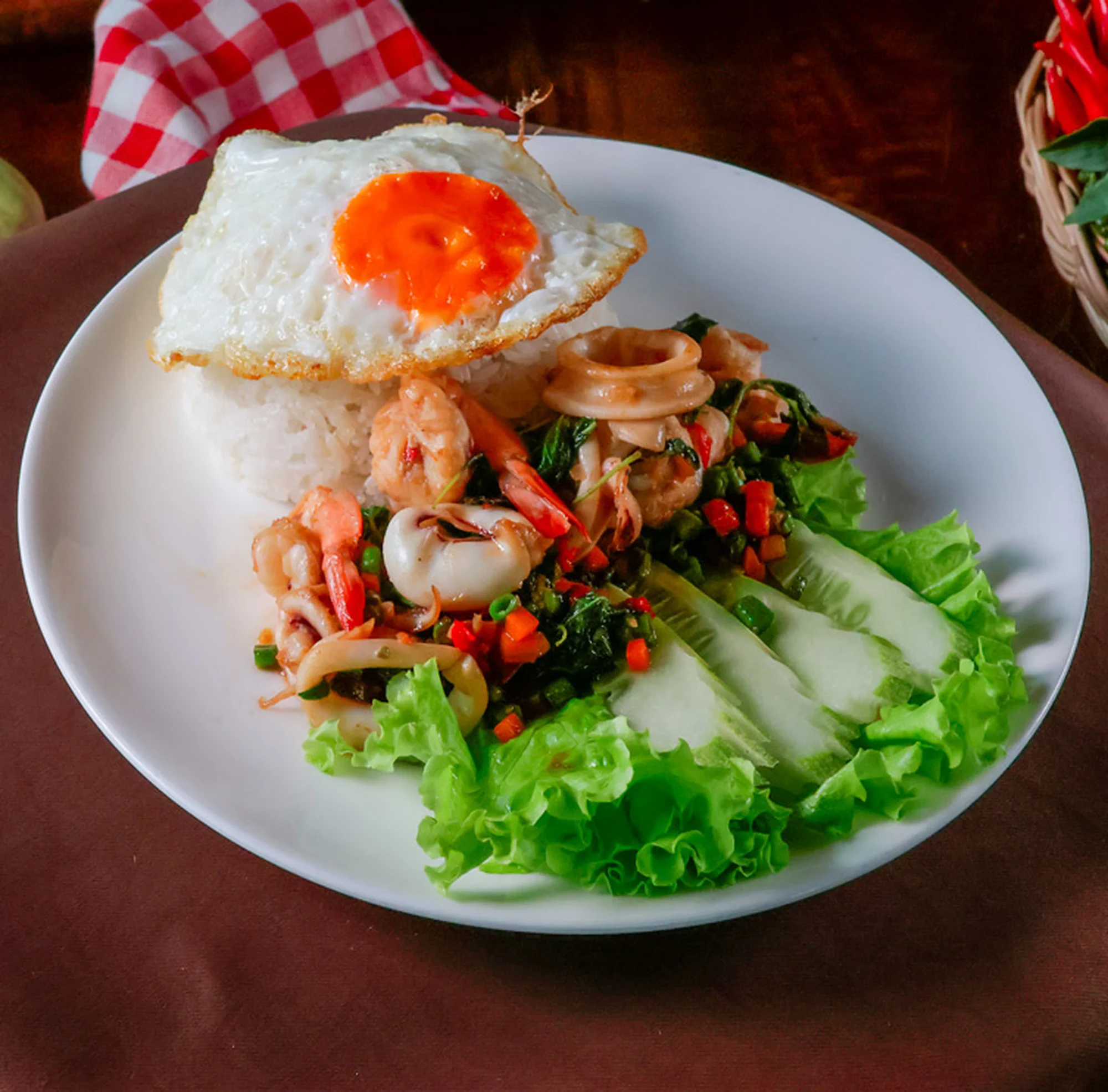 Seafood bell-peppers