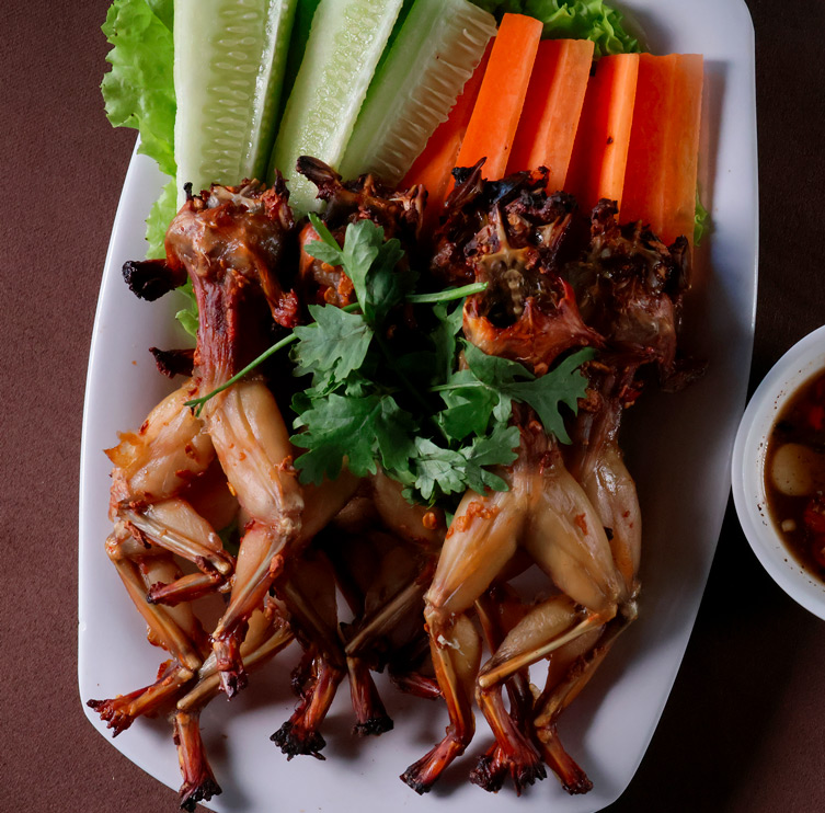 Grilled Frog spicy salt