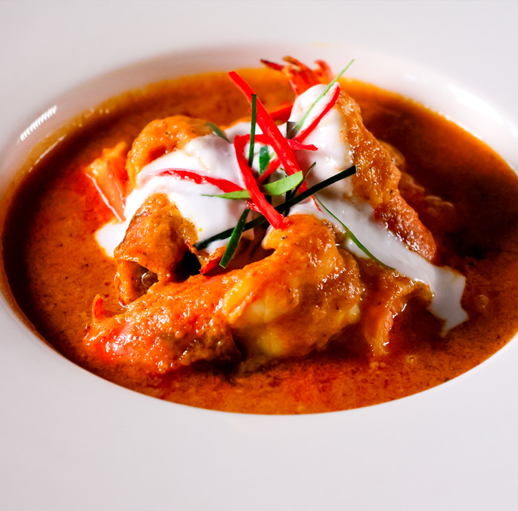 Shrimp coconut cream