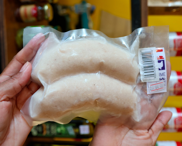 Boudin blanc nature x2